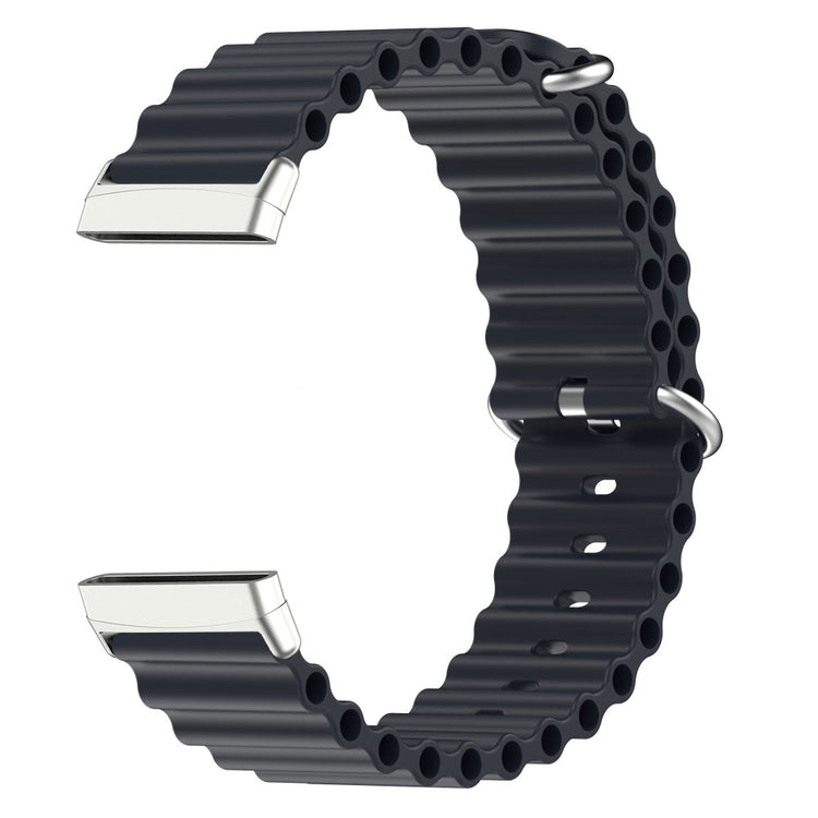 Vildt flot Universal Fitbit Silikone Rem - Sort#serie_9