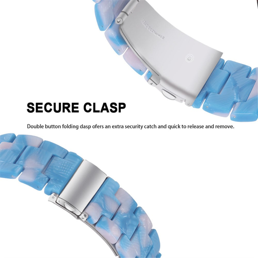 Mega pænt Fitbit Sense 2 / Fitbit Versa 4  Rem - Blå#serie_3