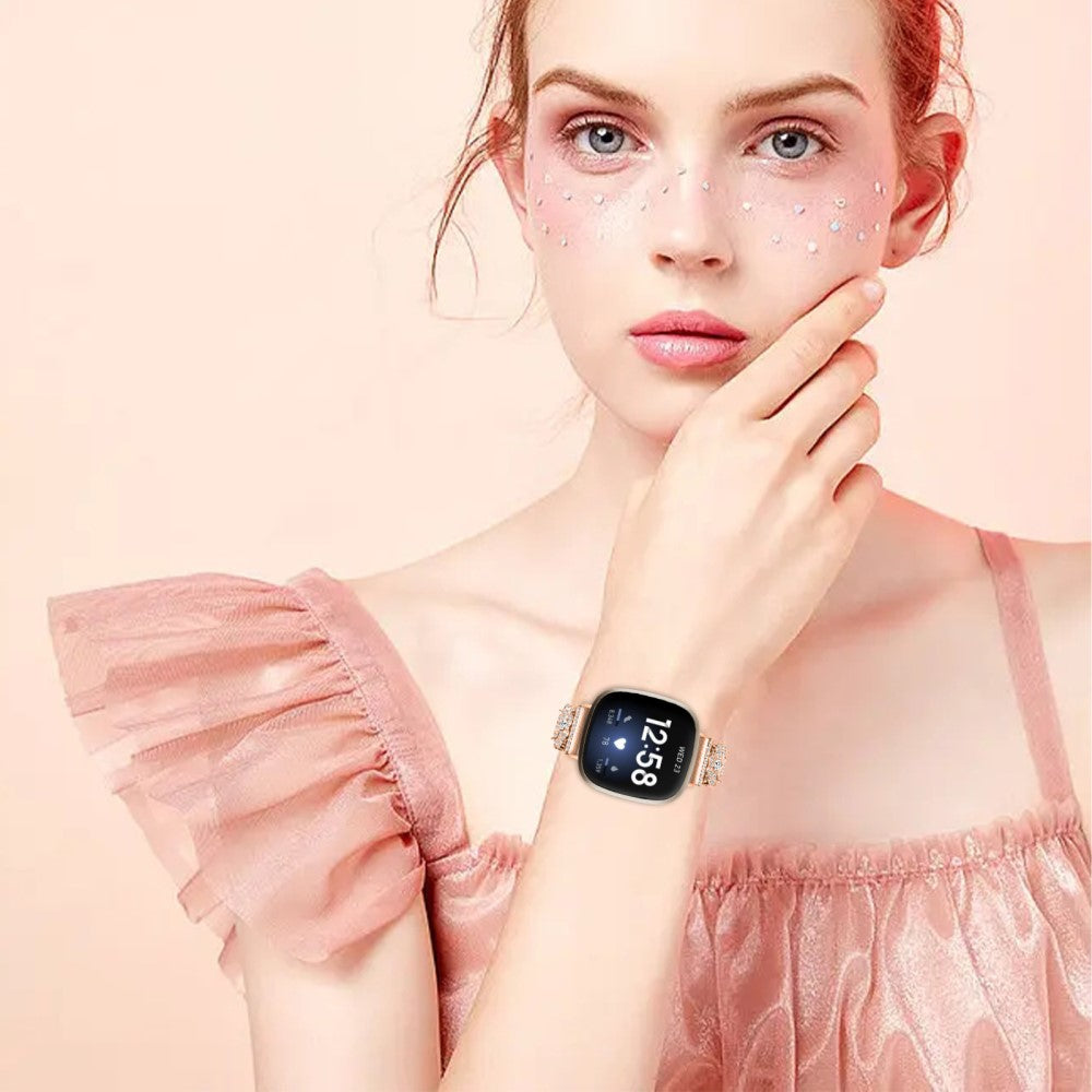 Mega smuk Fitbit Sense 2 / Fitbit Versa 4  Rem - Pink#serie_3