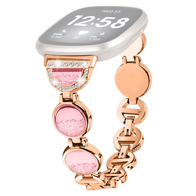 Super elegant Fitbit Sense 2 / Fitbit Versa 4  Rem - Pink#serie_3
