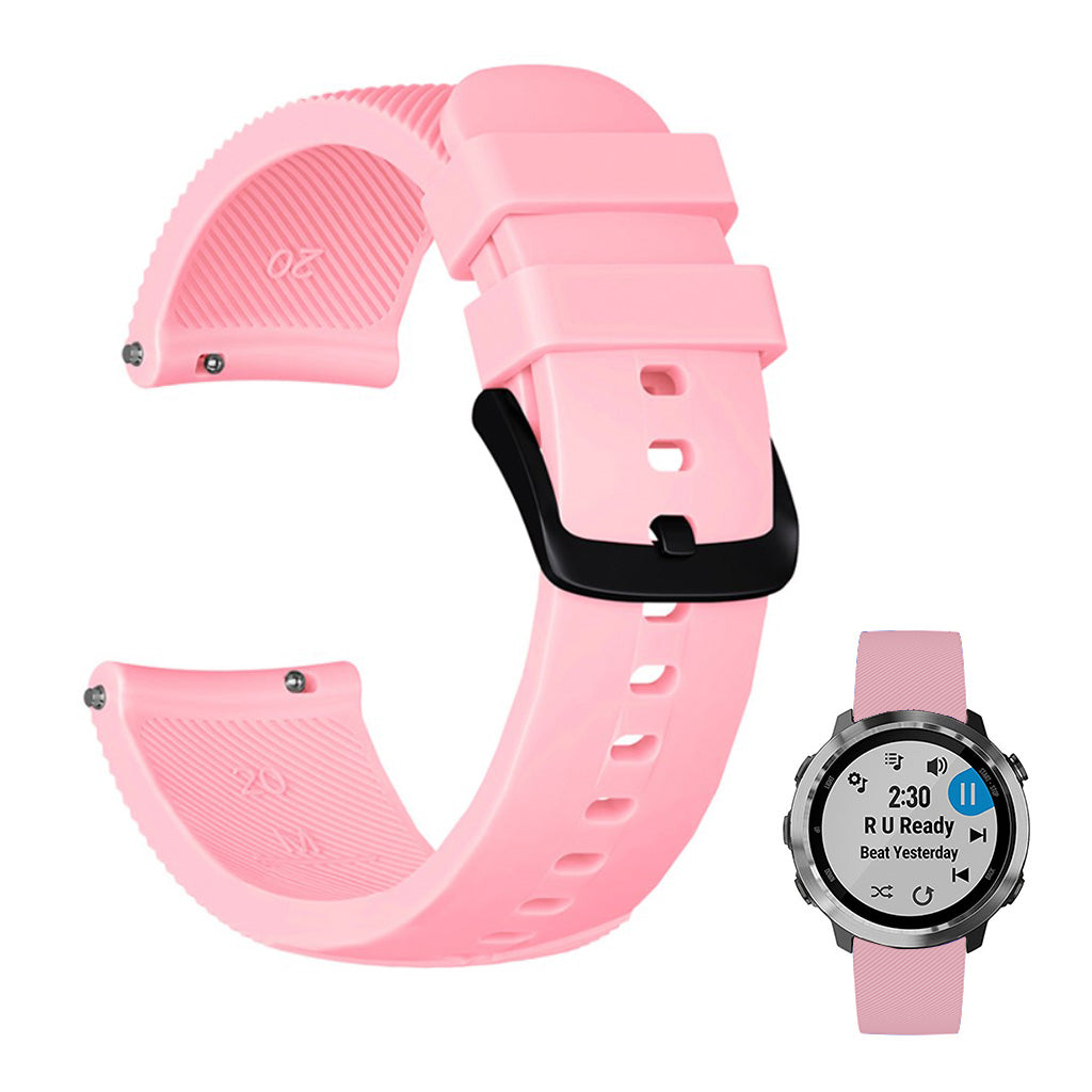 Vildt cool Universal Garmin Silikone Rem - Pink#serie_9