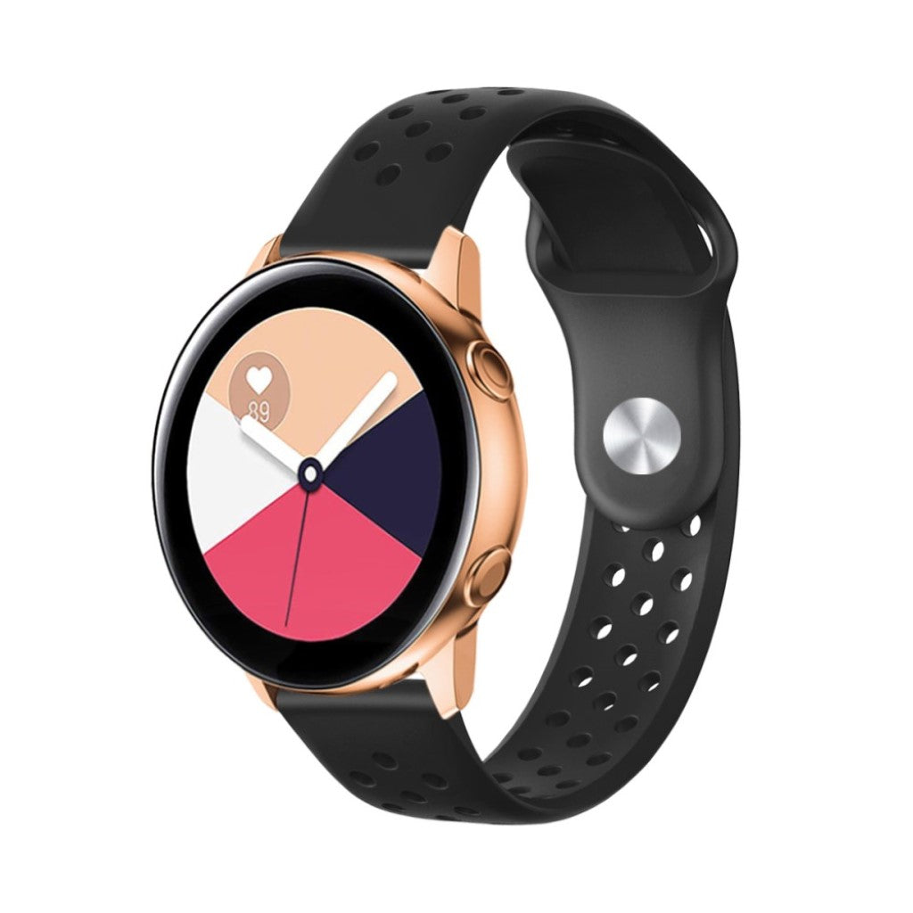 Super fed Universal Garmin Silikone Rem - Sort#serie_1