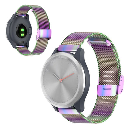 Yndigt Garmin Vivomove 3S / Garmin Vivoactive 4S Metal Rem - Flerfarvet#serie_3