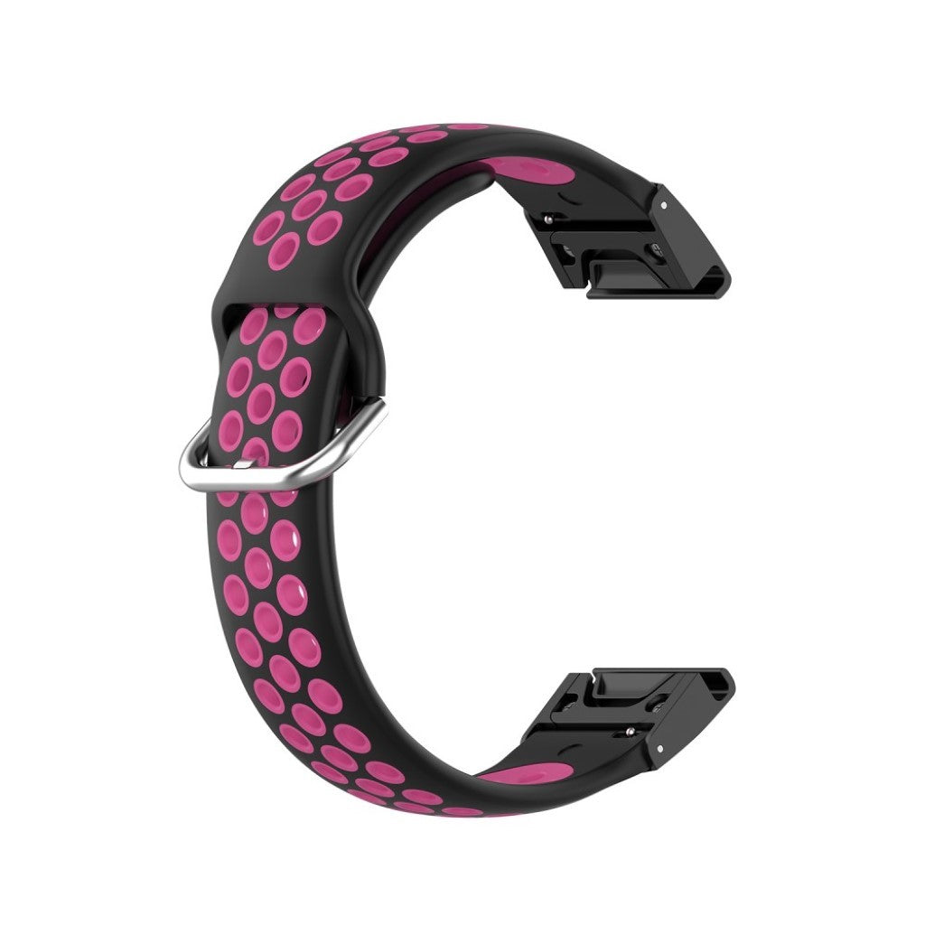 Rigtigt skøn Universal Garmin Silikone Rem - Sort#serie_6