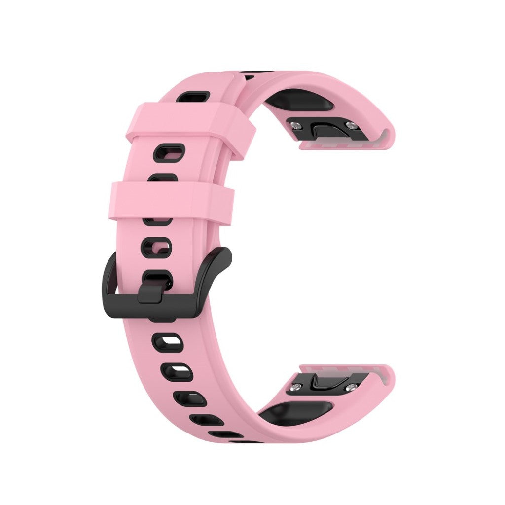 Superflot Garmin Fenix 6 / Garmin Fenix 5 Silikone Rem - Pink#serie_3
