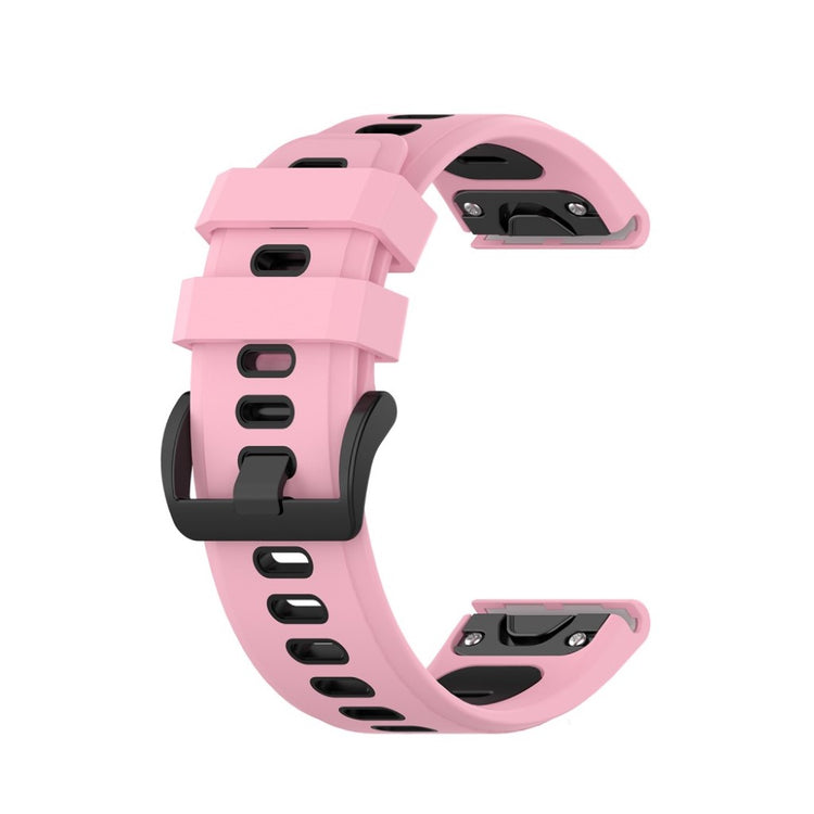 Super fint Garmin Fenix 6X Silikone Rem - Pink#serie_4