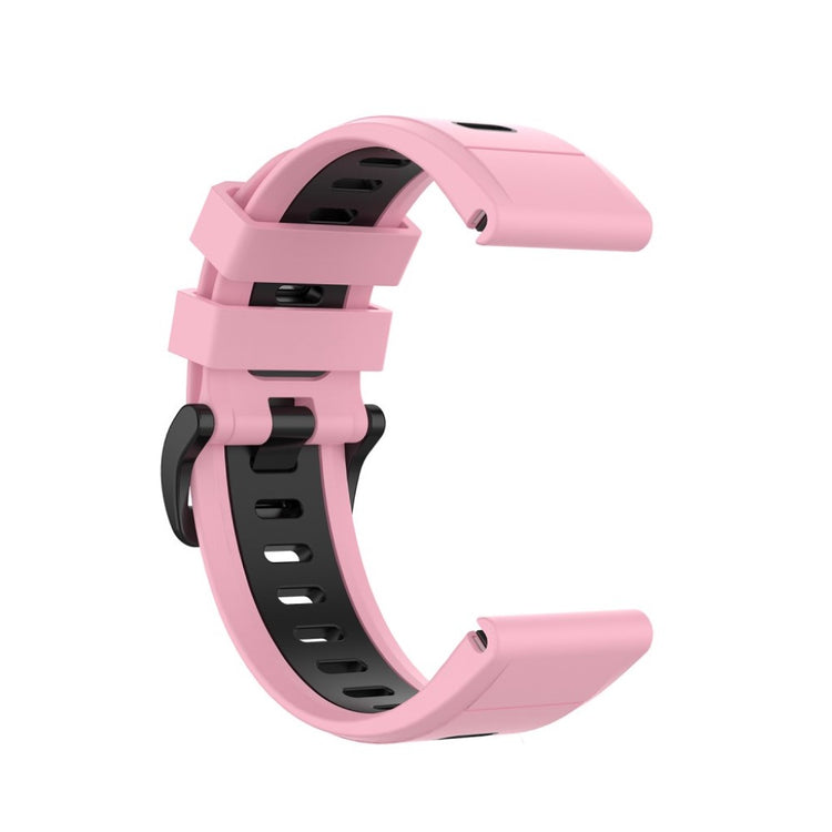 Super fint Garmin Fenix 6X Silikone Rem - Pink#serie_4