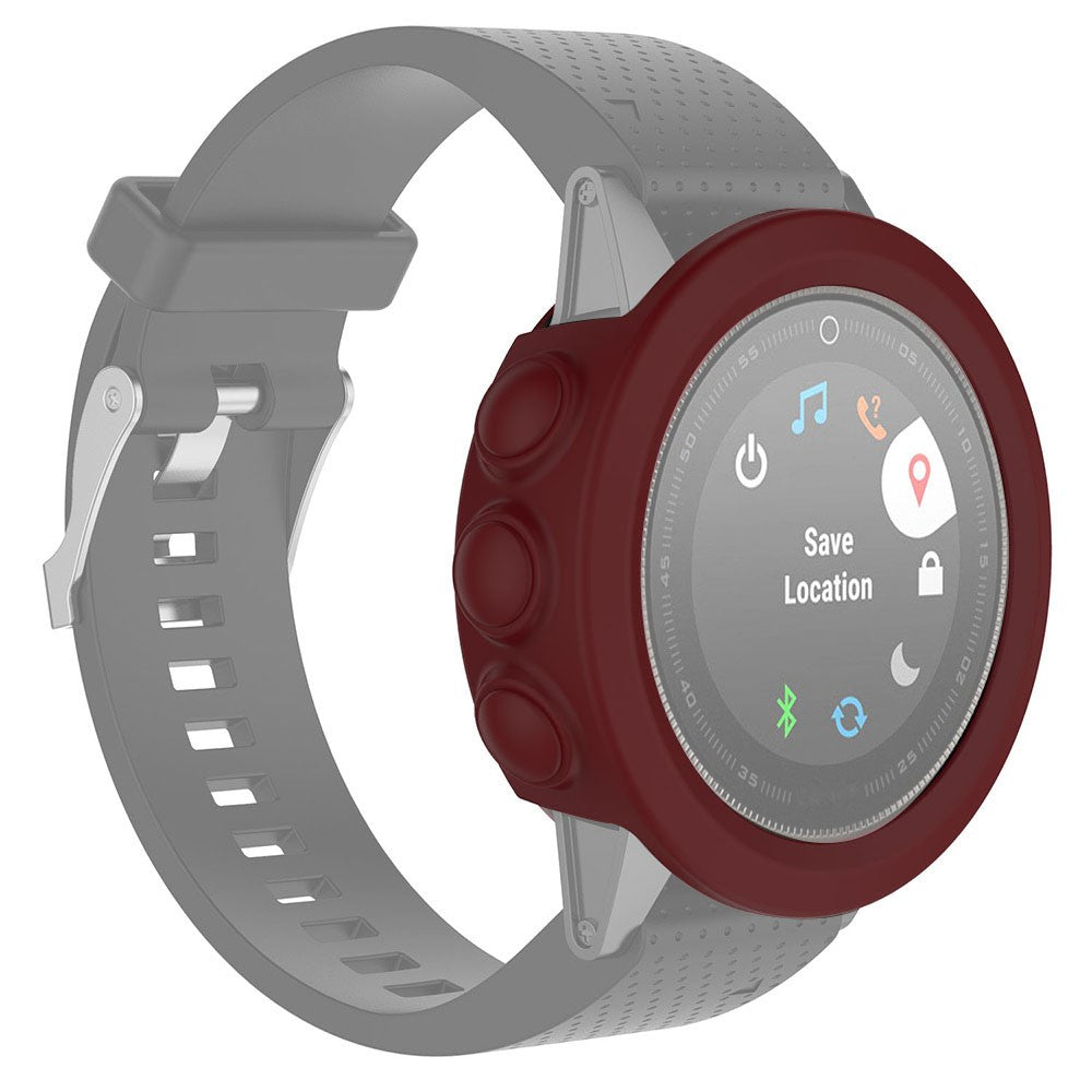 Garmin Fenix 5X  Silikone Bumper  - Rød#serie_4