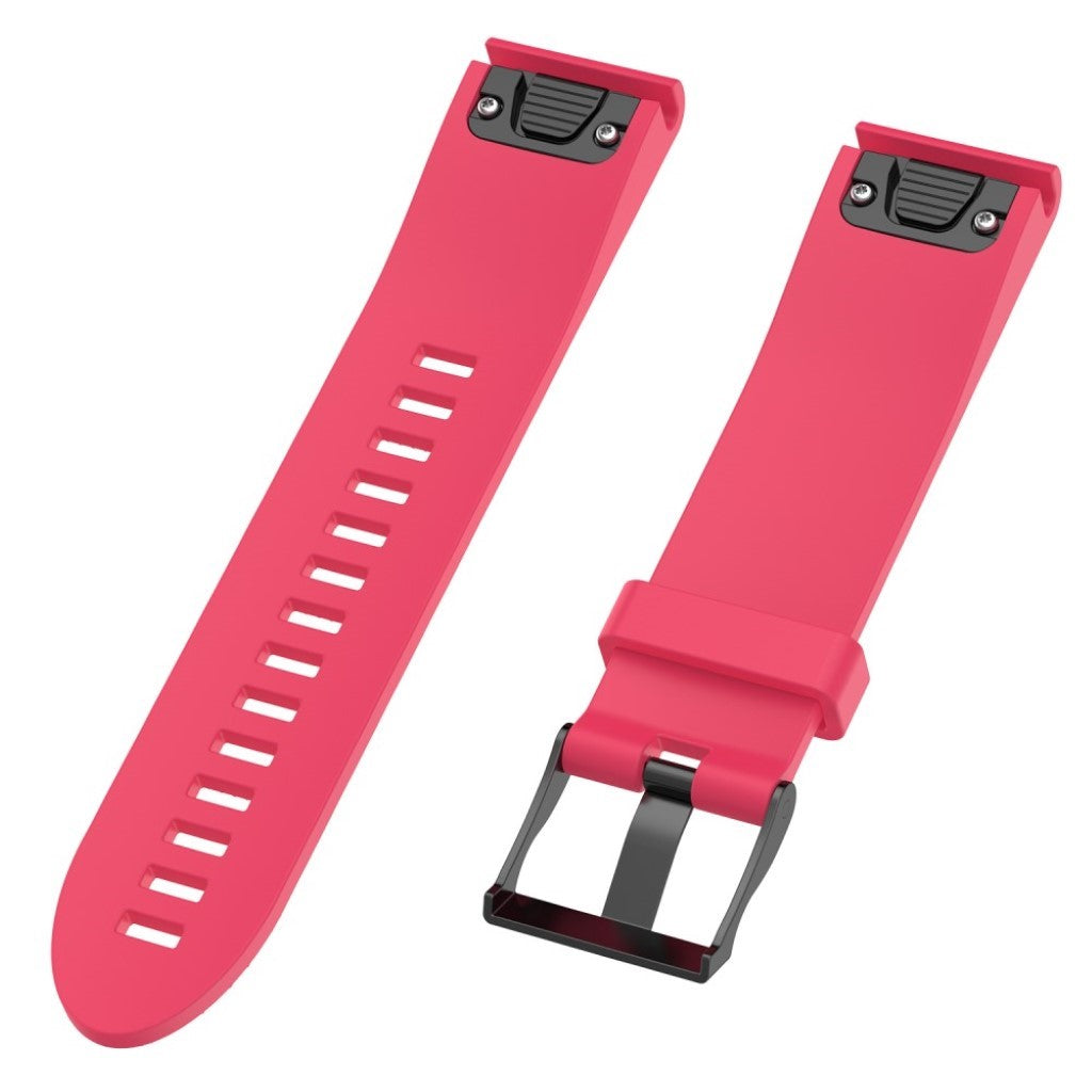 Vildt fint Garmin Fenix 5S Silikone Rem - Pink#serie_7
