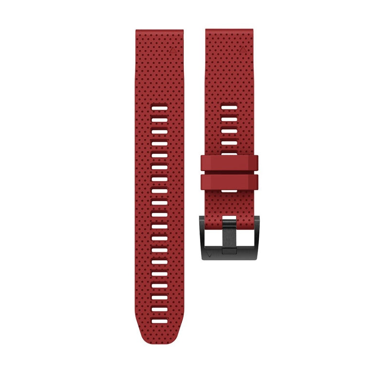 Vildt skøn Garmin Fenix 5S Silikone Rem - Rød#serie_10