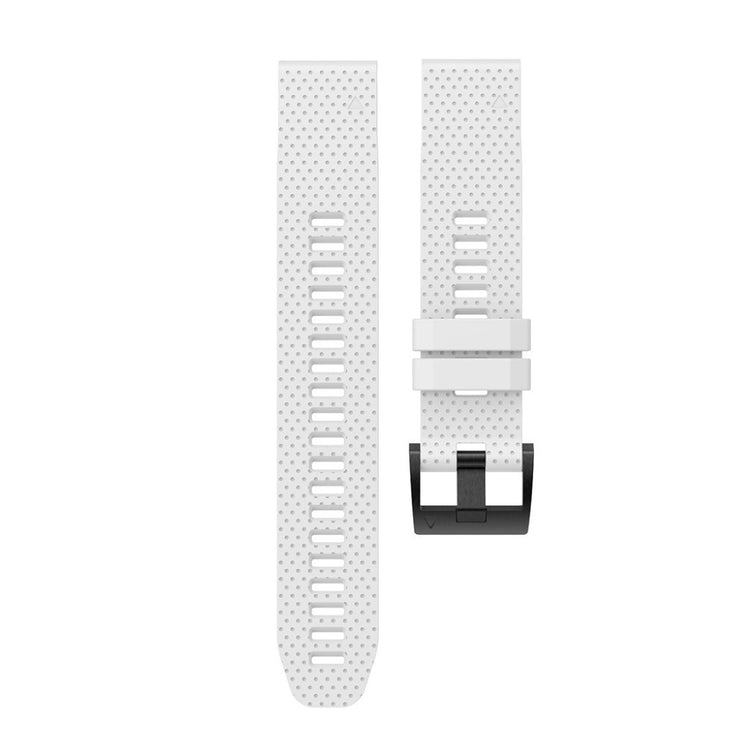 Vildt skøn Garmin Fenix 5S Silikone Rem - Hvid#serie_2