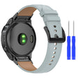 Holdbart Ægte Læder Universal Rem passer til Garmin Smartwatch