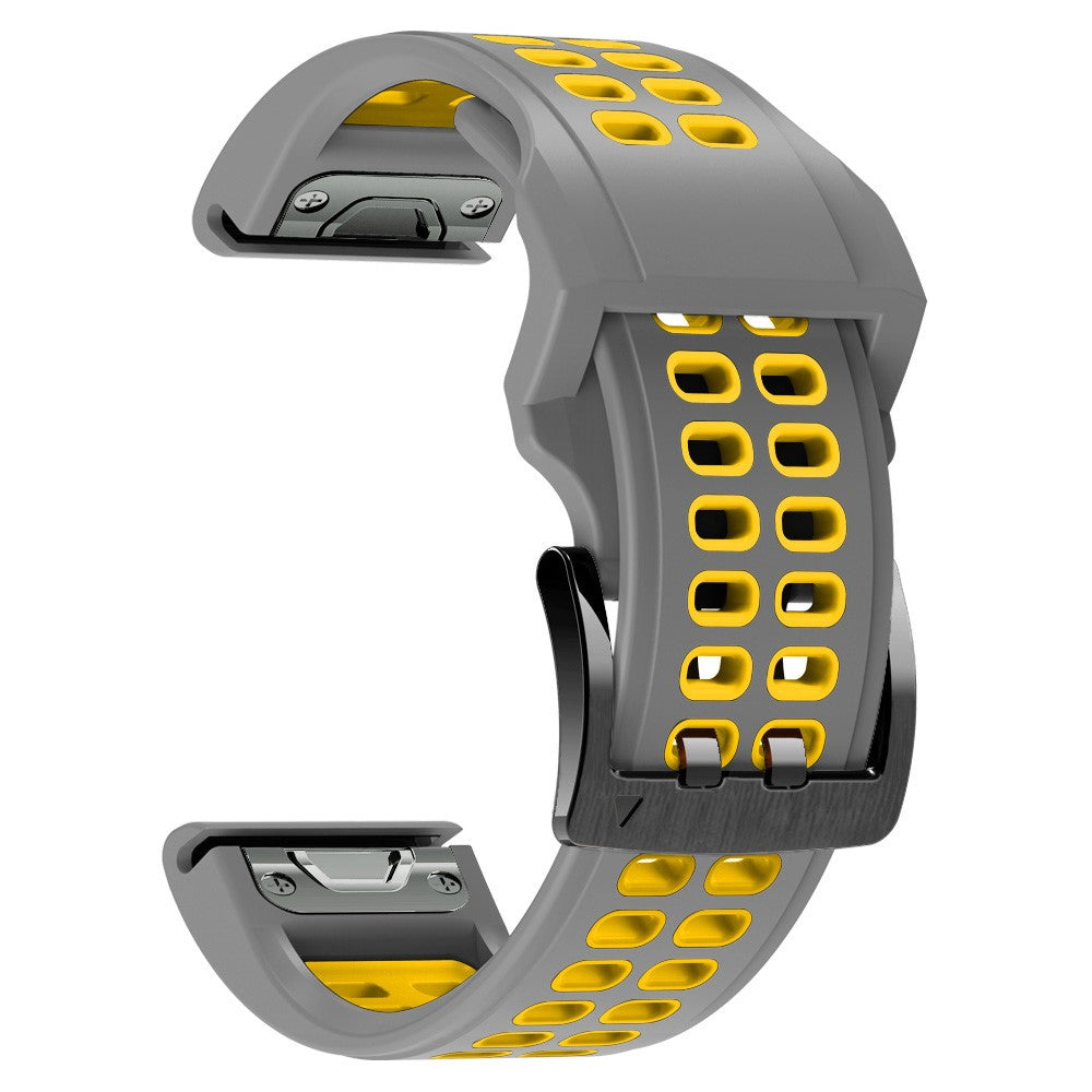 Vildt pænt Universal Garmin Silikone Rem - Gul#serie_8