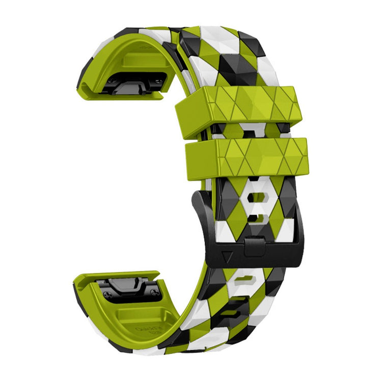 Rigtigt Sejt Silikone Universal Rem passer til Smartwatch - Grøn#serie_6