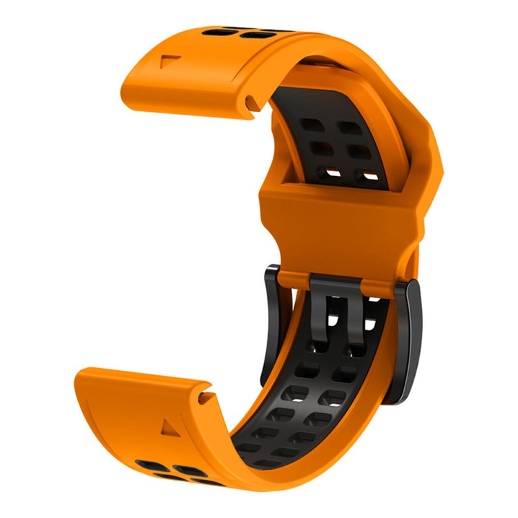Helt vildt fantastisk Universal Garmin Silikone Urrem - Orange#serie_2