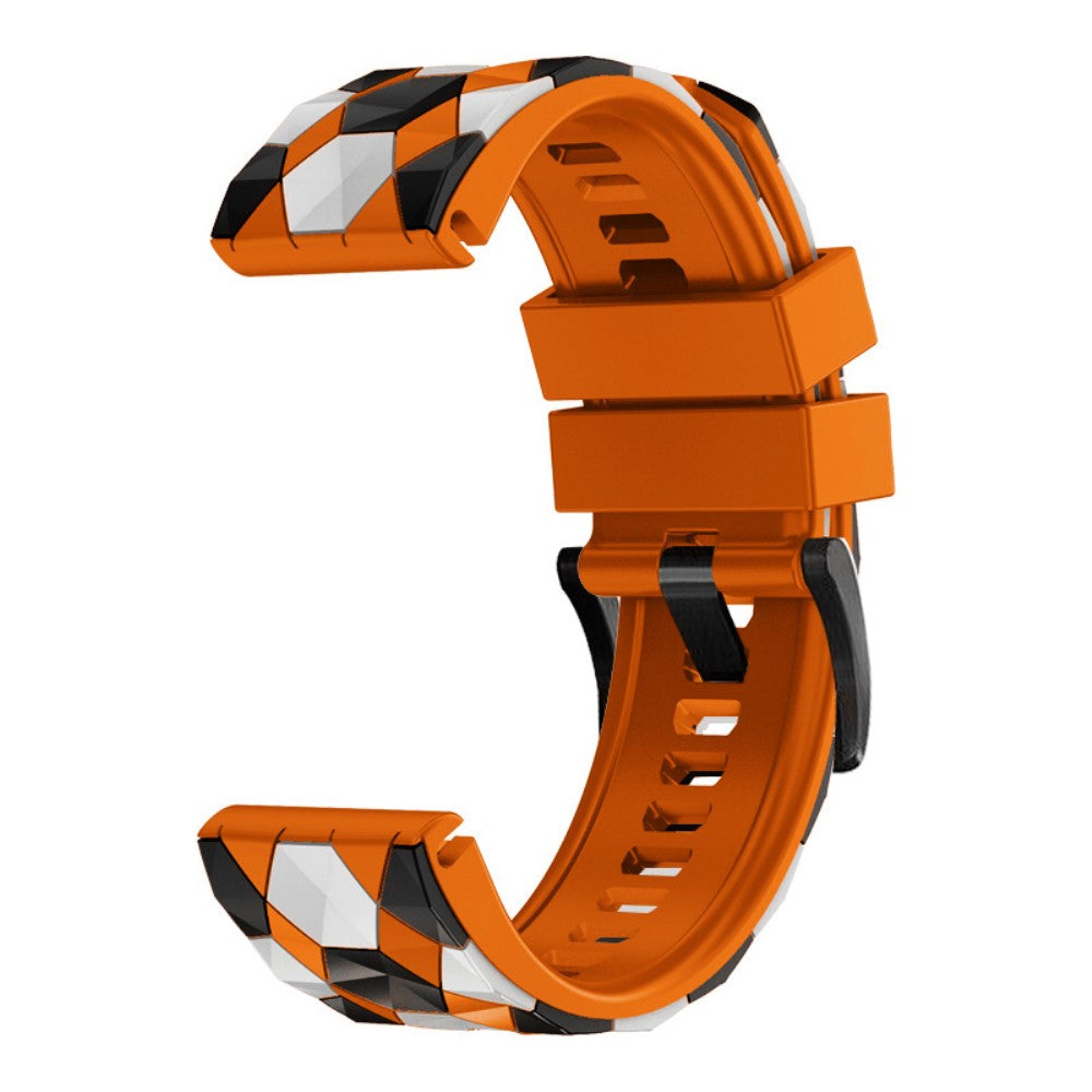 Rigtigt Flot Silikone Universal Rem passer til Smartwatch - Orange#serie_3