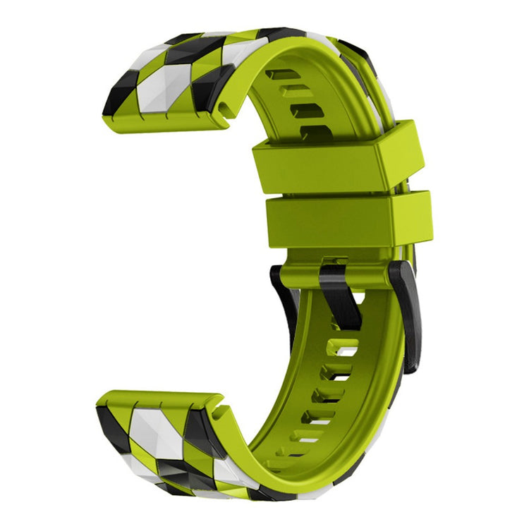 Rigtigt Flot Silikone Universal Rem passer til Smartwatch - Grøn#serie_7