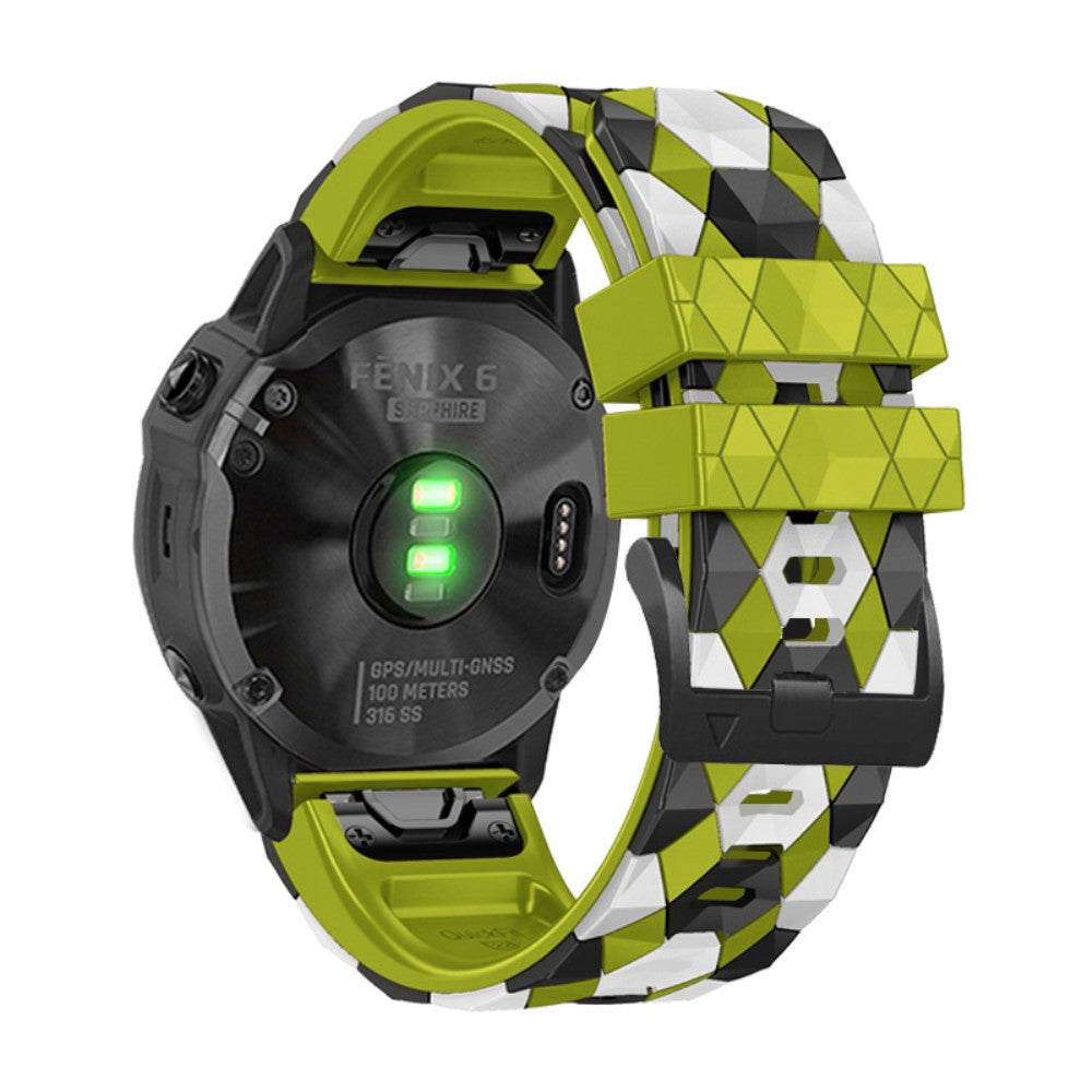 Rigtigt Flot Silikone Universal Rem passer til Smartwatch - Grøn#serie_7