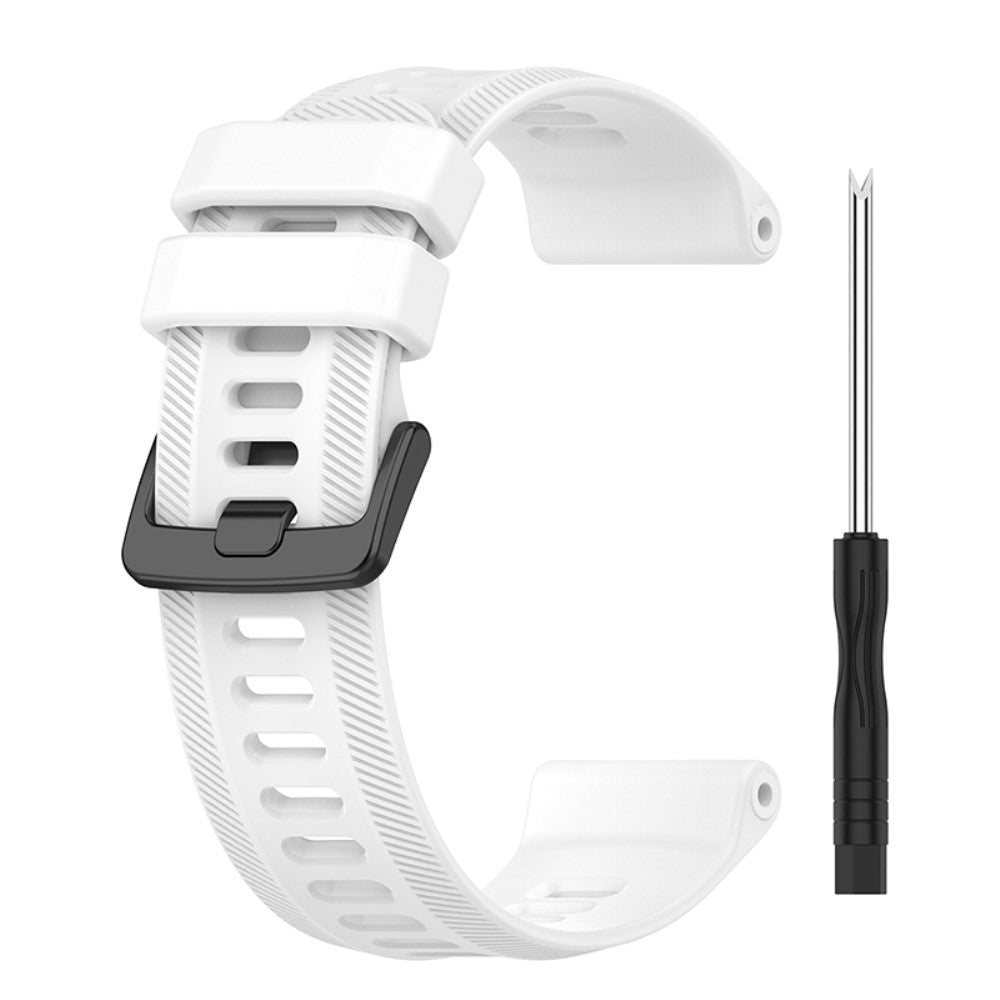 Stilren Garmin Forerunner 955 Silikone Urrem - Hvid#serie_2