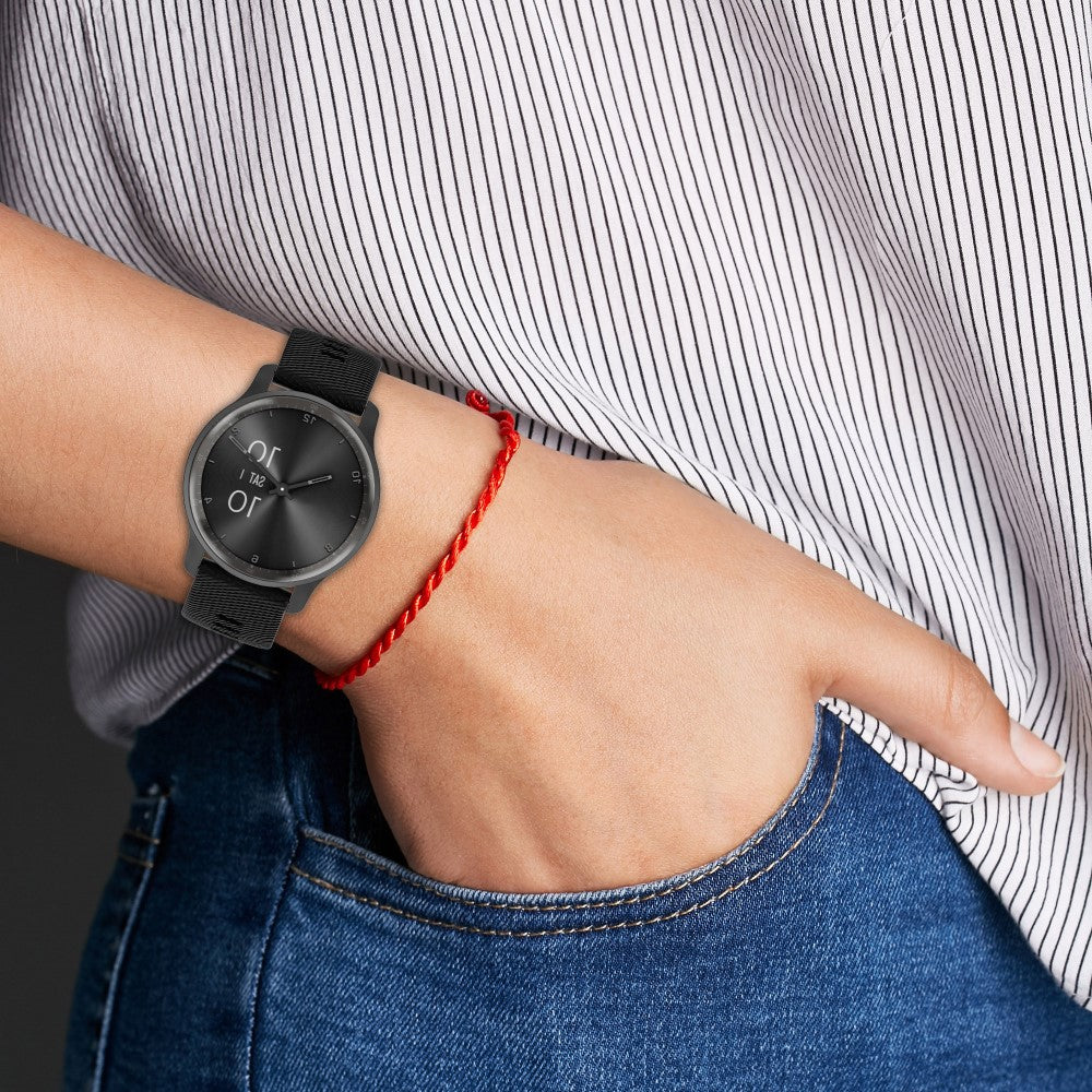 Vildt Skøn Silikone Universal Rem passer til Garmin Smartwatch - Sølv#serie_10