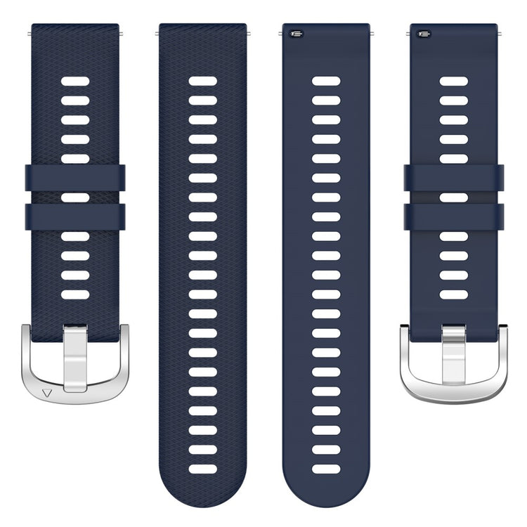 Vildt Skøn Silikone Universal Rem passer til Garmin Smartwatch - Blå#serie_12