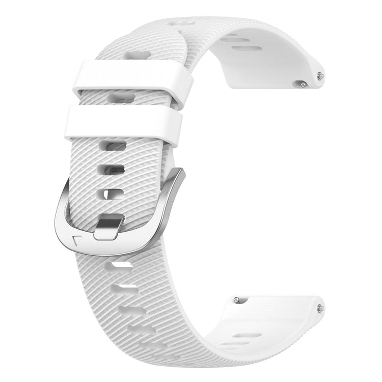 Vildt Skøn Silikone Universal Rem passer til Garmin Smartwatch - Hvid#serie_2