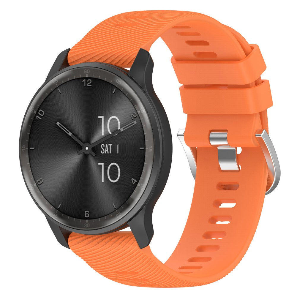 Vildt Skøn Silikone Universal Rem passer til Garmin Smartwatch - Orange#serie_4