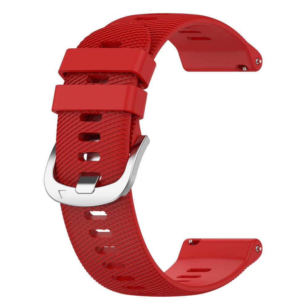 Vildt Skøn Silikone Universal Rem passer til Garmin Smartwatch - Rød#serie_5