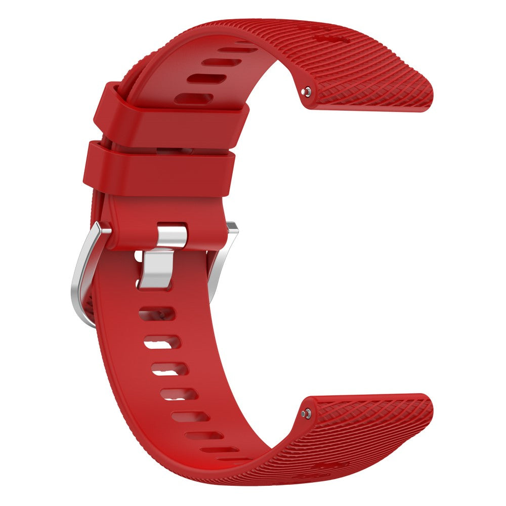 Vildt Skøn Silikone Universal Rem passer til Garmin Smartwatch - Rød#serie_5