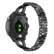 Vildt Holdbart Metal Og Rhinsten Rem passer til Garmin Forerunner 245