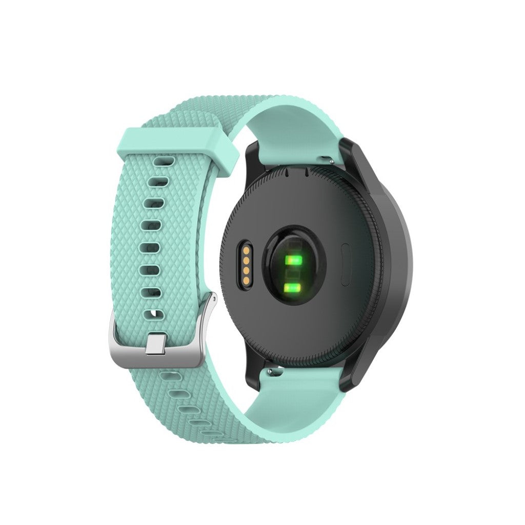 Meget cool Garmin Vivoactive 4 Silikone Rem - Grøn#serie_6