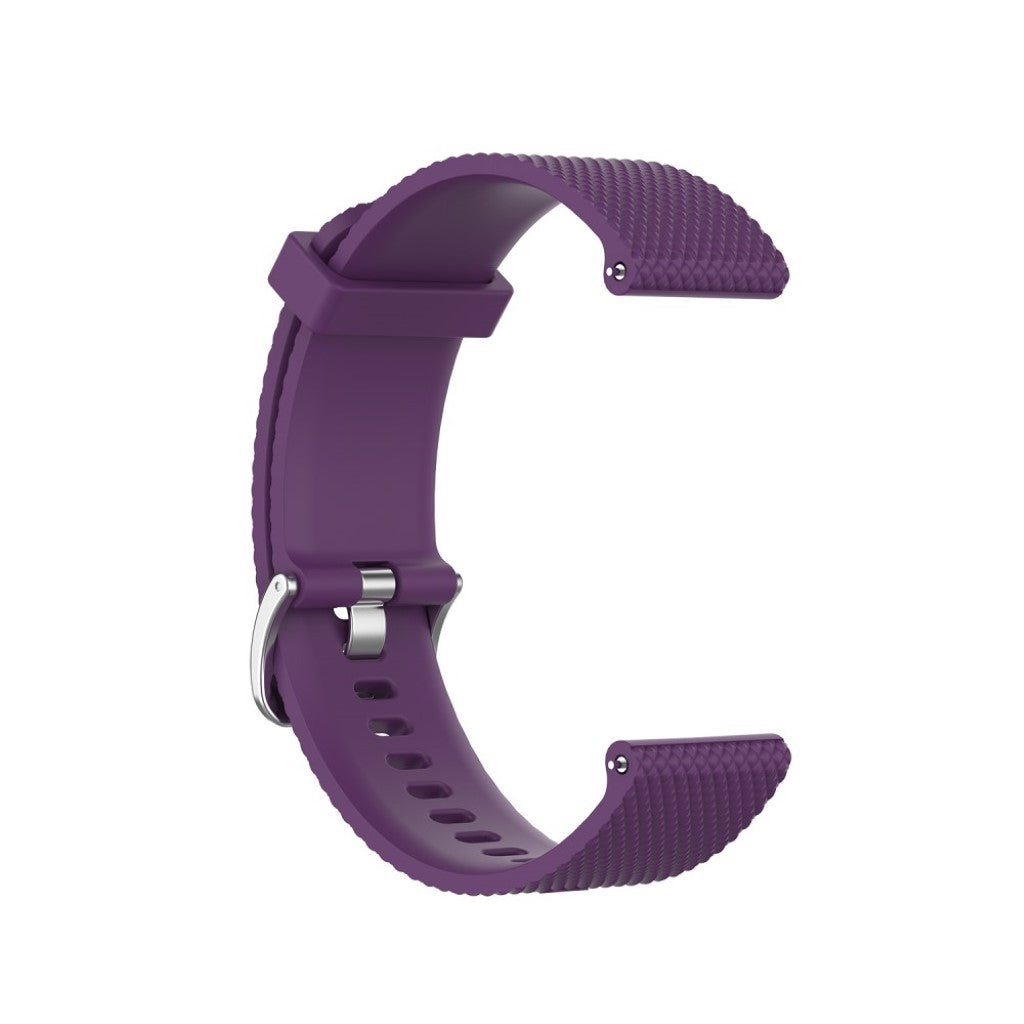 Meget cool Garmin Vivoactive 4 Silikone Rem - Lilla#serie_9