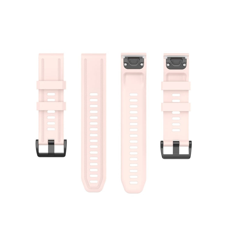 Rigtigt sejt Garmin Fenix 6S Silikone Rem - Pink#serie_11