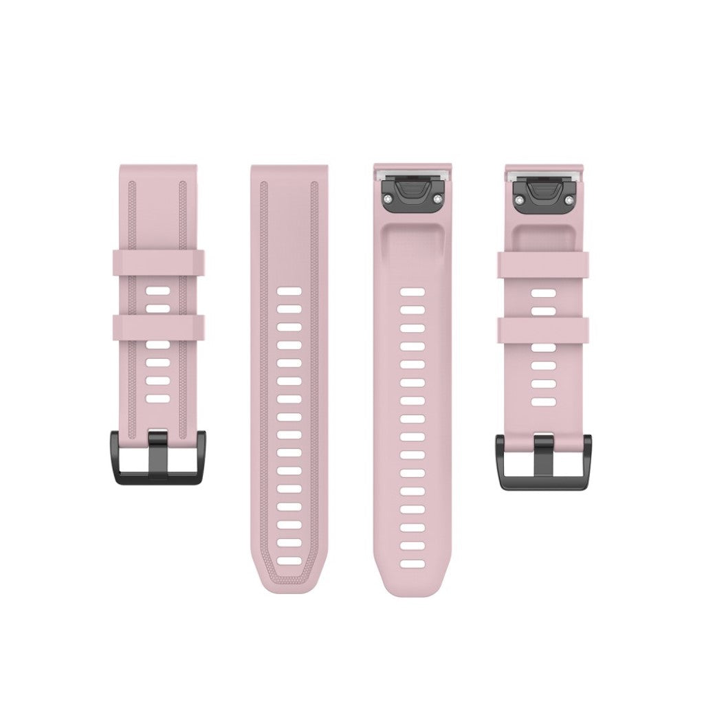 Rigtigt sejt Garmin Fenix 6S Silikone Rem - Pink#serie_9