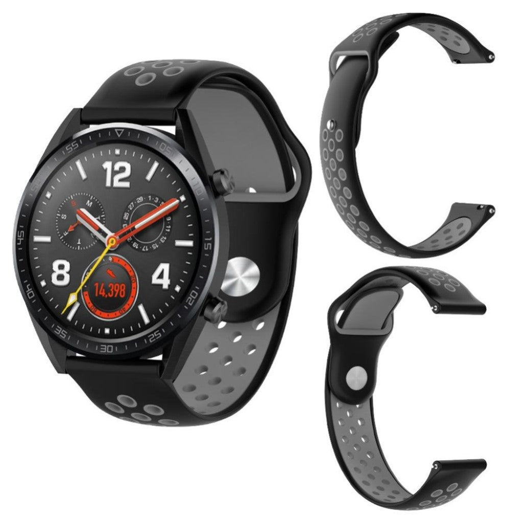 Fremragende Garmin Venu Silikone Rem - Sort#serie_3
