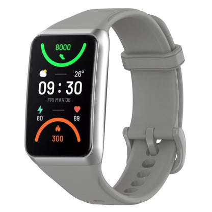 Rigtigt fed Oppo Band 2 Silikone Rem - Sølv#serie_1