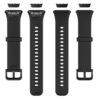 Rigtigt fed Oppo Band 2 Silikone Rem - Sort#serie_3