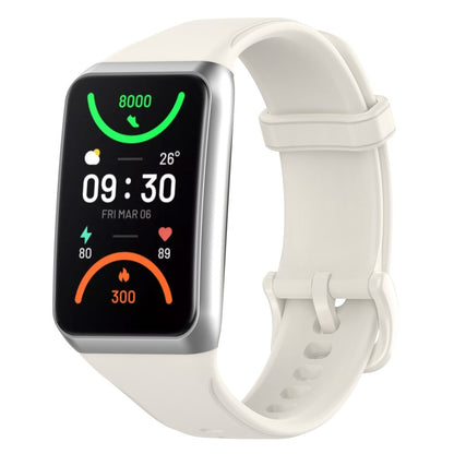 Rigtigt fed Oppo Band 2 Silikone Rem - Hvid#serie_7