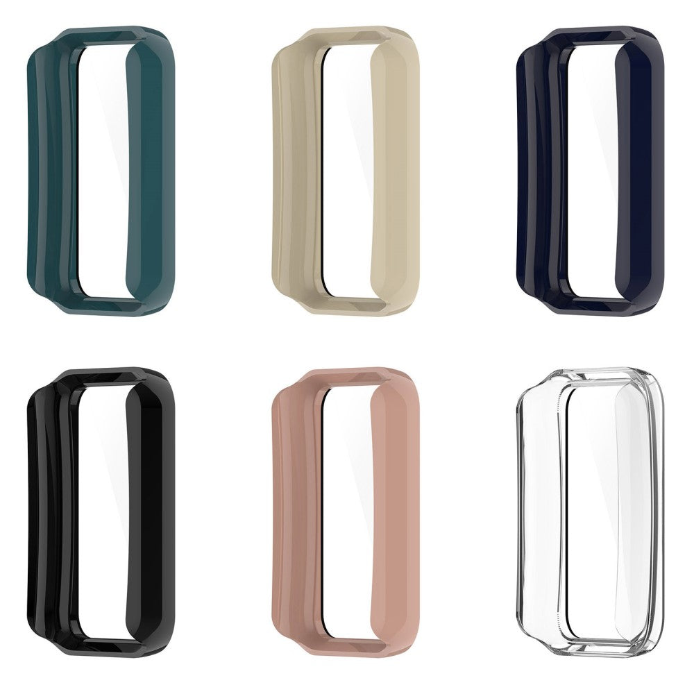 Vildt Godt Oppo Band 2 Cover med Skærmbeskytter i Plastik og Hærdet Glas - Grøn#serie_4