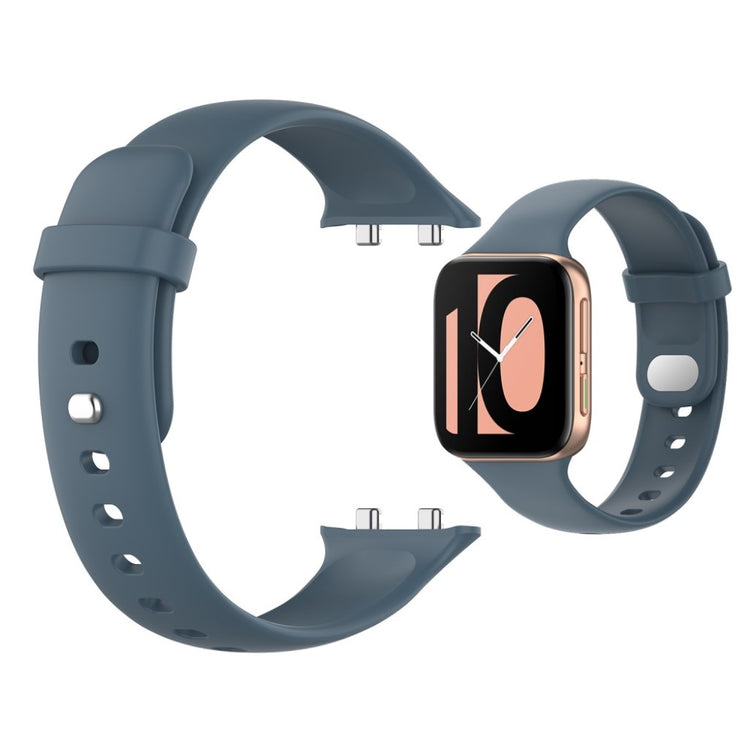 Meget fed Oppo Watch (41mm) Silikone Rem - Blå#serie_10