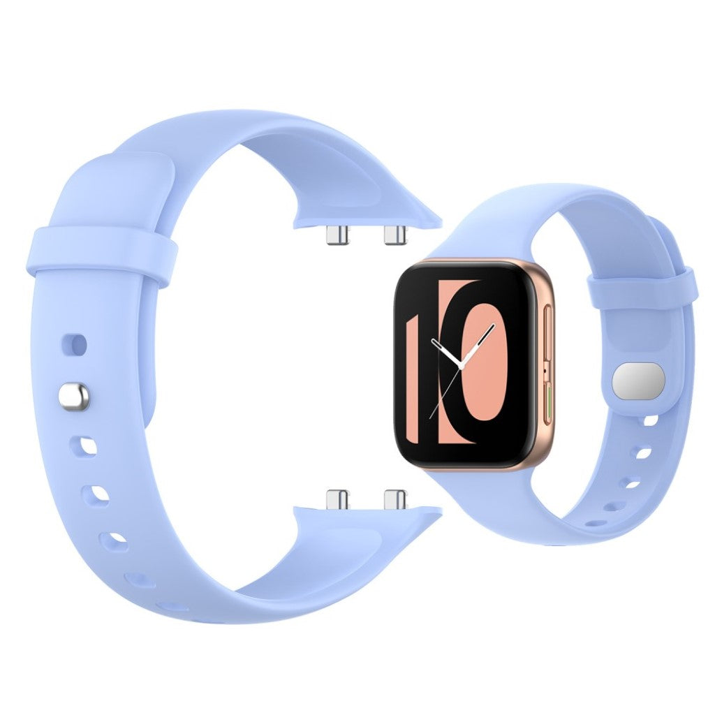Meget fed Oppo Watch (41mm) Silikone Rem - Blå#serie_6