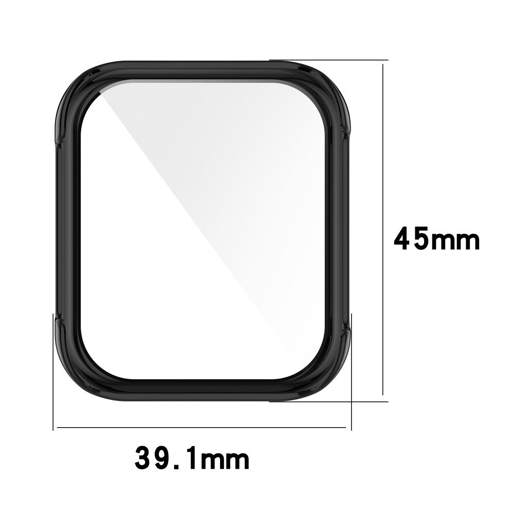 Fed Oppo Watch 2 (42mm) Cover med Skærmbeskytter i Plastik og Hærdet Glas - Grøn#serie_3