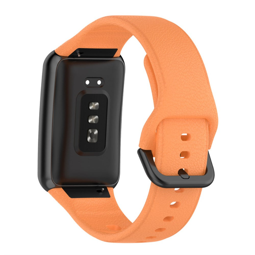Super skøn Oppo Watch Free Silikone Rem - Orange#serie_3