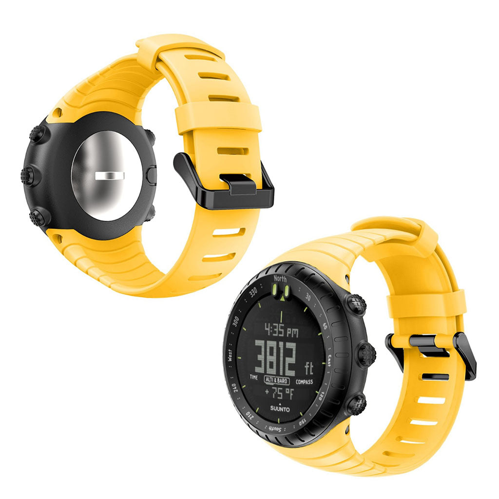 Alle tiders Suunto Core Silikone Rem - Gul#serie_5