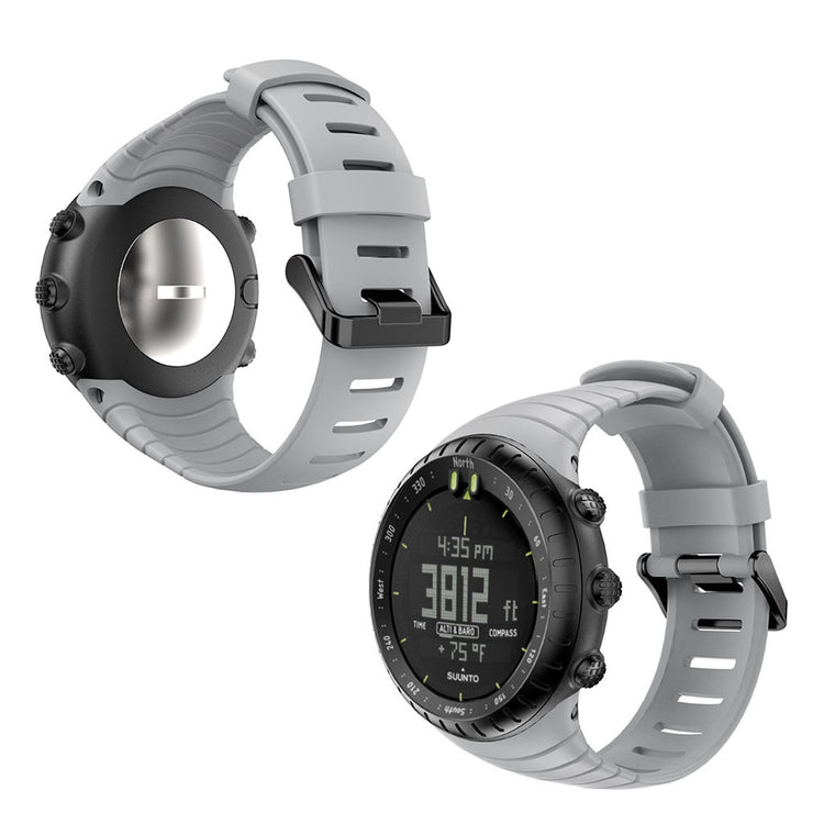 Alle tiders Suunto Core Silikone Rem - Sølv#serie_6