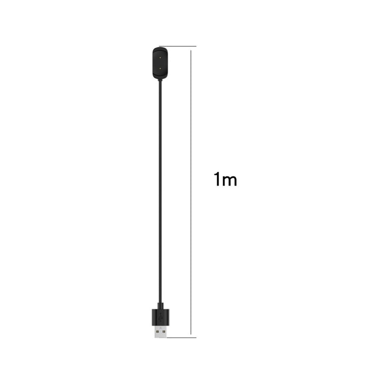 1m Plastik Amazfit GTR 42mm / Amazfit GTR 47mm USB Ladestation - Sort#serie_011