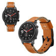 Mega Fed Ægte Læder Rem passer til Amazfit GTR 47mm
