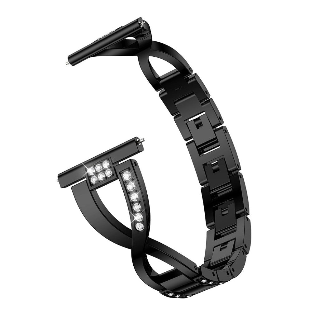 Vildt pænt Amazfit GTS Metal og Rhinsten Rem - Sort#serie_1