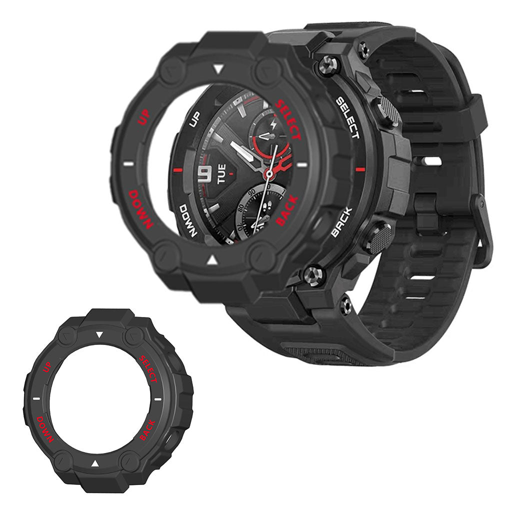 Amazfit T-Rex Kompakt Silikone Bumper  - Sort#serie_1