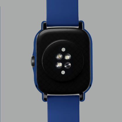 Mega Fint Amazfit GTS 2 Cover med Skærmbeskytter i Plastik og Hærdet Glas - Blå#serie_5